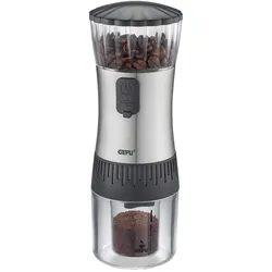 Kaffeemühle »POLVE«, Keramikmahlwerk, stufenlos, Kompakt, leicht, USB, 23534442-0 Transparent
