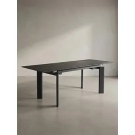 KADIMA DESIGN Esszimmertisch 180 x 95 x 77 cm schwarz