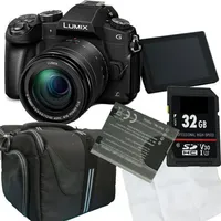 Panasonic Lumix G81M + 12-60 mm Power OIS inkl. Tasche, Karte, Ersatzakku, Mikrofasertuch