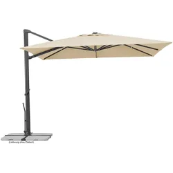 Schneider Schirme Ampelschirm Rhodos Smart 300 x cm Polyester Beige Natur