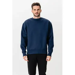 Schwere Crewneck - Marine - Mann - TeeShoppen