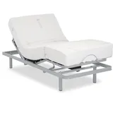 Gerialife - Lattenrost elektrisch verstellbar | Orthopädische matratze 20 cm. Visco Tencel (90x190, Drahtlose Kontrolle)