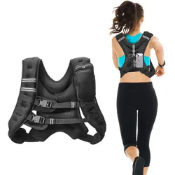 VEVOR Gewichtsweste 9kg Laufweste Trainingsweste Gewichte Fitnessweste