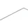 BGS Winkelschlüssel extra lang Innensechskant mit Kugelkopf 3 mm - 790-3