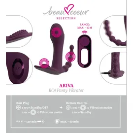 beau coeur Beau Coeur, „ARIVA“ mit Fernbedienung, lila