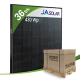 JA Solar JAM54D41/430Wp Bifazial Glas-Glas Full Black (Palette)