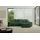 altdecor Ecksofa Cord 2-Sitzer Grün
