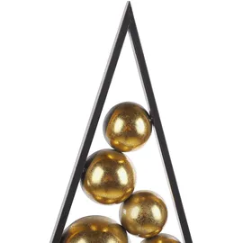 Beliani Weihnachtsbaum Gold 65 cm