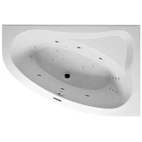 Riho Lyra Eck-Badewanne, Version links, mit Joy-System, Einbau, 2-Sitzer,