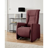 sit&more TV-Sessel »Melissa«, wahlweise elektrisch oder manuell verstellbar, optional Aufstehhilfe, rot