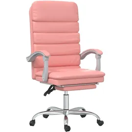 vidaXL Bürostuhl mit Massagefunktion Kunstleder Rosa