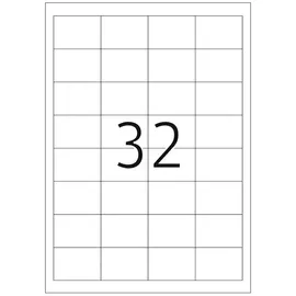 Herma Adressetiketten 4200 Weiß 48,3 x 33,8 mm 25 Blatt 800 St.