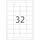 Herma Adressetiketten 4200 Weiß 48,3 x 33,8 mm 25 Blatt 800 St.