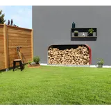 Vitavia Kaminholzregal Ardor 401 210 x 40 x 100 cm  flach rubin