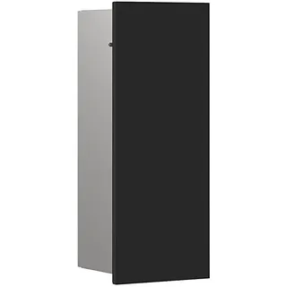 EMCO Asis Pure Bürstengarnitur-Modul, Unterputz, Anschlag rechts, schwarz matt
