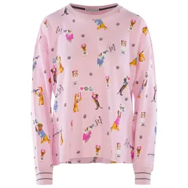 PJ Salvage Woof for Love Pyjamaoberteil Rosa L
