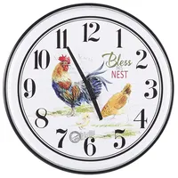 Beliani Wanduhr Metall Bunt