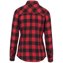 URBAN CLASSICS Ed Flanell Hemd Black / Red L