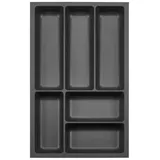 SO-Tech Orga-Box 3 29,1 x 5,05 x 47,3 cm 3-tlg. schwarz