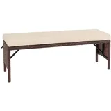 Proregal Sitzbank 35 x 112 x 30 cm Braun