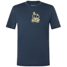 super.natural K CRAB TEE blueberry/various (W55) 140