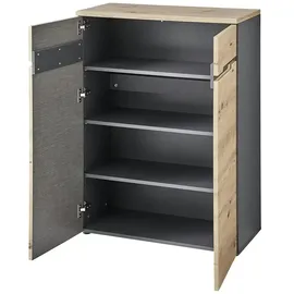 Innostyle Kommode MEMPHIS, Breite 80 cm braun