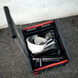 Kistenberg Transportwagen Werkzeugkiste Räder zusammenklappbar Aluminiumgriff