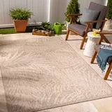 Surya Teppich »LINZ«, rechteckig, 4 mm Höhe, Teppich In- Outdoor Boho Jute-Optik, Balkon, Terrasse, Garten, Beige