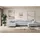 altdecor Ecksofa Cord 6-Sitzer Grau