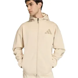 adidas Z.N.E. Sweatshirtjacke Herren - beige - M