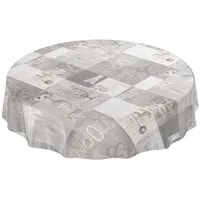 ANRO Wachstuchtischdecke Wachstuch Wachstischdecke Tischdecke abwaschbar Industry Modern Used