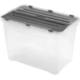 Heidrun Dragon Box 60 x 40 x 36 cm 6-tlg. transparent/schwarz