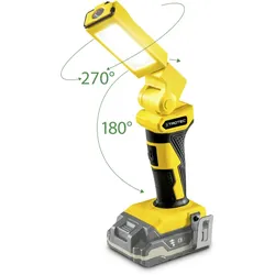 TROTEC Akku-Arbeitsleuchte PWLS 10 (ohne Akku) | 300 lm Lichtstrom