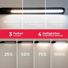 B.K.Licht Stehlampe BKL1453 Schwarz