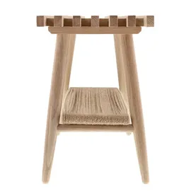 Villa Collection Bank white washed 90*30*45 cm Eiche