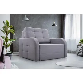 e-meubles Möblo Schlafsessel Sofa Sessel Jugendsofa Schlafsofa 1-Sitzer Gästebett mit Schlaffunktion und Bettkasten (BxHxT): 101x90x100 cm Wohnzimmer, Schlafsessel