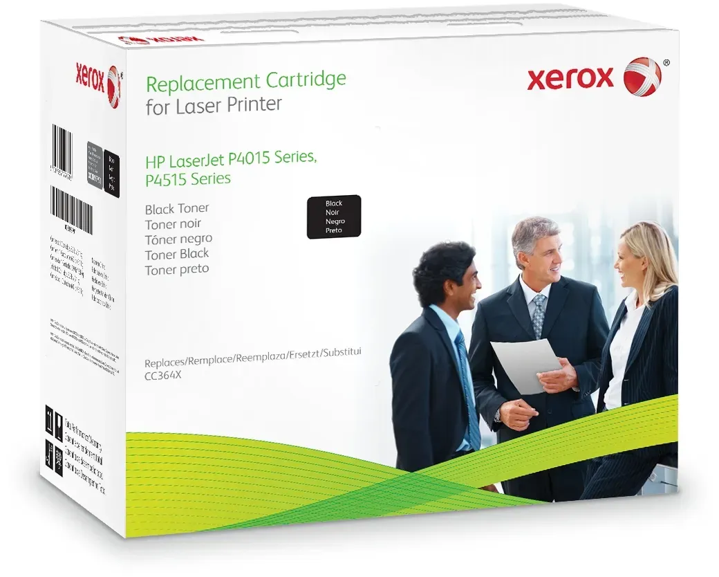 Xerox Tonerpatrone Schwarz. Entspricht HP CC364X. Mit HP LaserJet P4015, LaserJet P4515 kompatibel