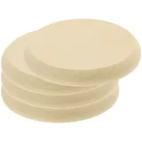 4 Stück im Set Maßkrug Deckel Ahornholz 10 cm für Bierglas mit Ø 6,6 - 10 cm