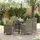 vidaXL Garten Essgruppe 5-tlg. Grau