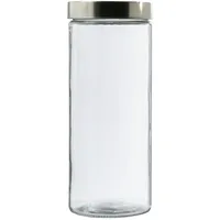GAUMENKICK Vorratsdose XL - Vorratsglas mit Edelstahldeckel - 2,2