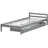 Homestyle4u Bettkasten in Grau 173x16x63 cm 2040,
