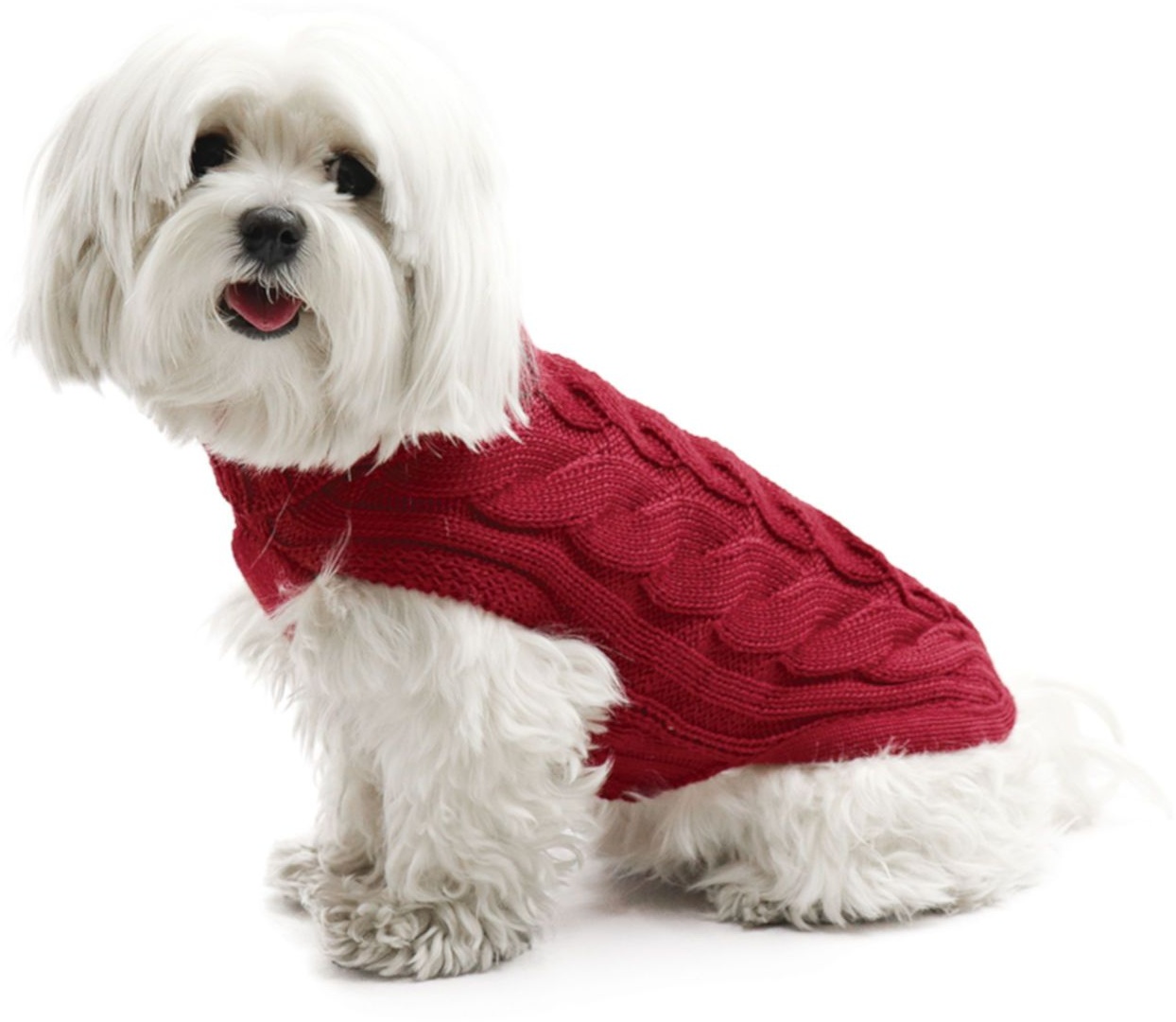 Fashion Dog Hunde-Strickpullover mit Zopfmuster 1 St