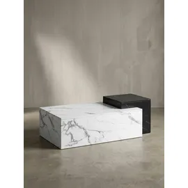 KADIMA DESIGN Schwarz Marmor 120 x 60 x 40 cm