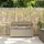 vidaXL Gartenbank 55 x 74 x 0 cm Grau