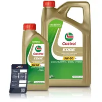 Castrol 6 L EDGE 5W-30 LL + Ölwechsel-Anhänger [Hersteller-Nr. 15669E]