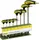 PROXXON L-Griff-Schraubendrehersatz 10-tlg. TX/TTX mit Halter