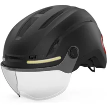 Giro Ethos MIPS LED Shield Helm Mattes Schwarz S