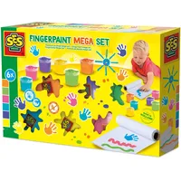 SES Creative Fingerfarben Mega Set 6 St. 110 ml mehrfarbig