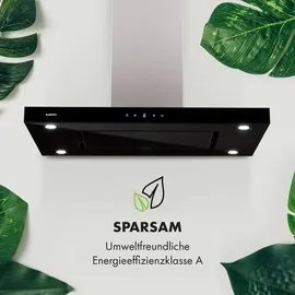 Klarstein Valeria Inselhaube 90 cm Schwarz