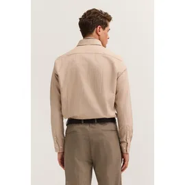 Bugatti Langarmhemd Beige XL